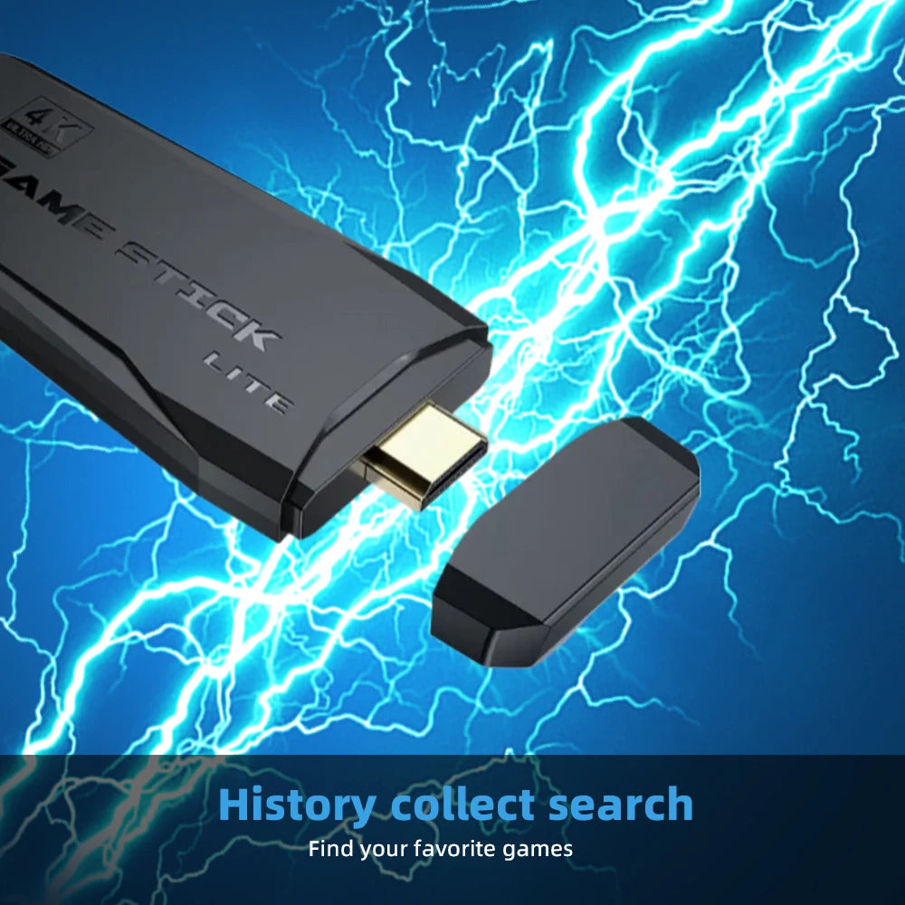 Retro Gaming Console Stick - 20,000+ Classic Games in 4K HDMI