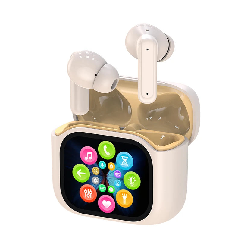 Pro Touch Screen Earbuds with Active Noise Cancellation