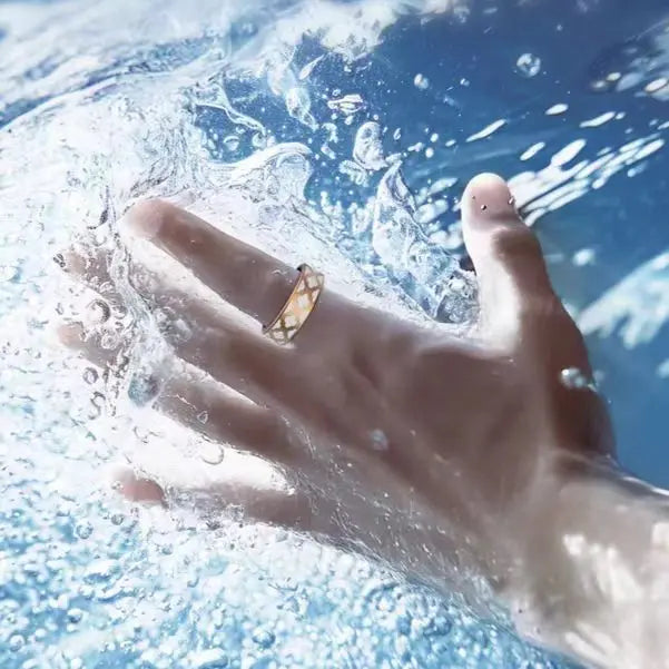 Waterproof Smart Ring - Heart Rate, Sleep & Blood Oxygen Monitor