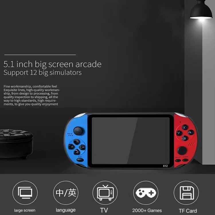 Retro Handheld Gaming Console - 500 Classic Games Built-In