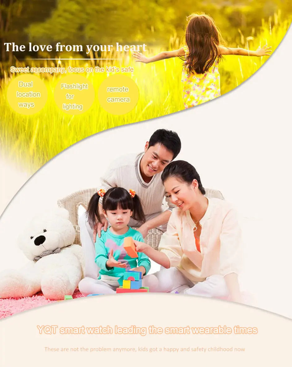 Kids GPS Smartwatch - Waterproof with Games & Anti-Lost Tracker