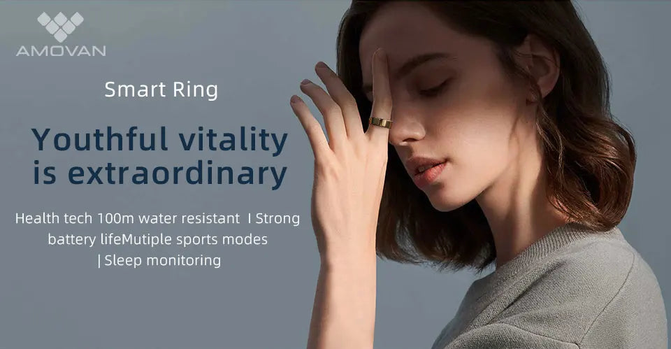 Smart Ring - Heart Rate, Blood Oxygen & Sleep Monitor