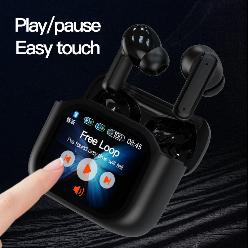 Pro Touch Screen Earbuds with Active Noise Cancellation