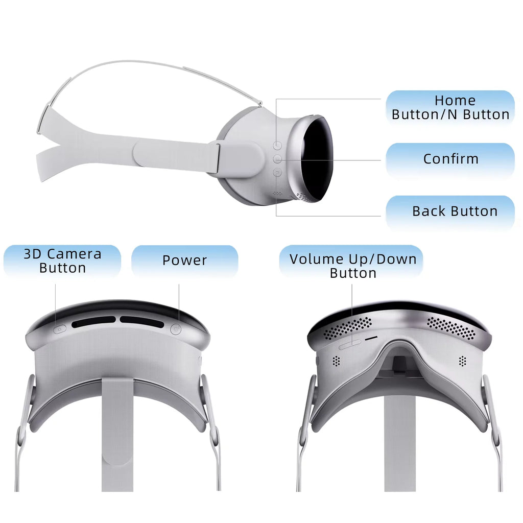 VR Headset - 3D Virtual Reality Glasses for Gaming & Entertainment