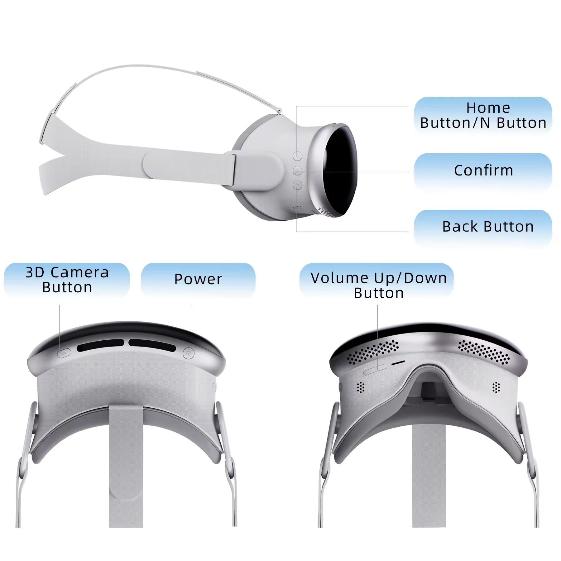 VR Headset - 3D Virtual Reality Glasses for Gaming & Entertainment