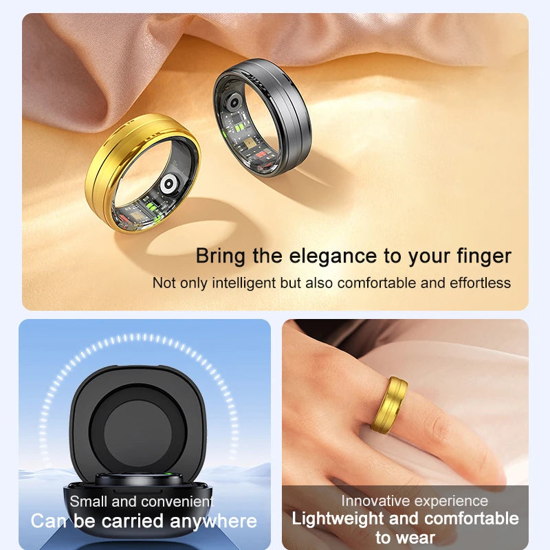 Sports Fitness Ring - Heart Rate, Blood Oxygen & Sleep Tracker