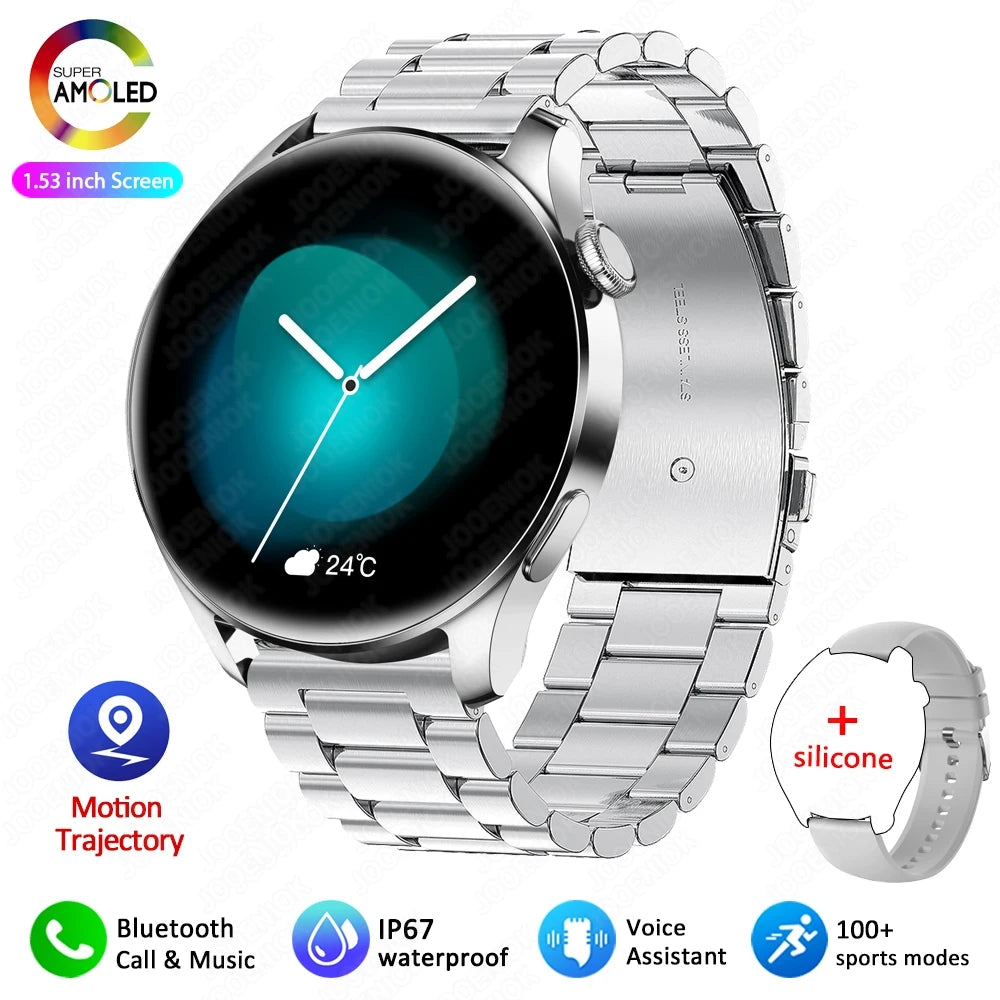 Men's Smartwatch - Heart Rate Monitor, Fitness Tracker & Bluetooth Calling