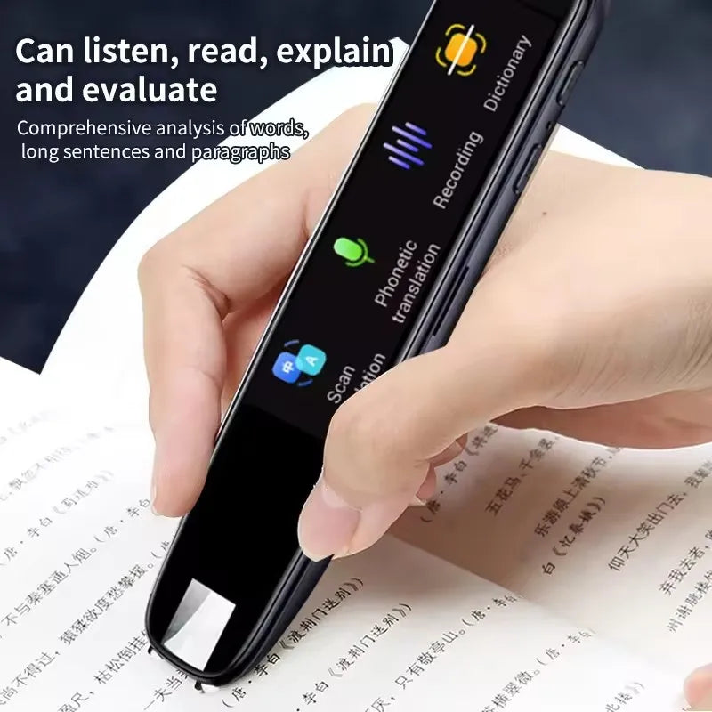 AI Translation Scanner Pen - 112 Languages with Voice & Text Recognition