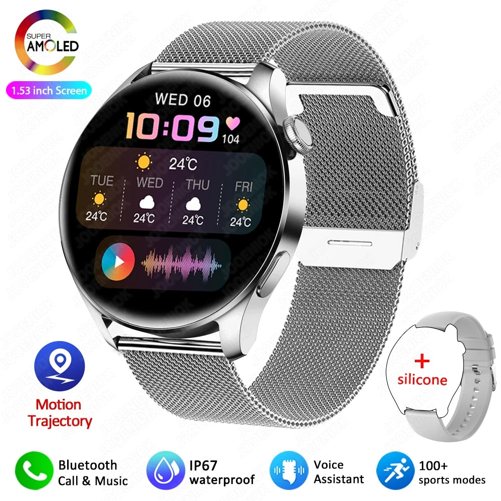Men's Smartwatch - Heart Rate Monitor, Fitness Tracker & Bluetooth Calling