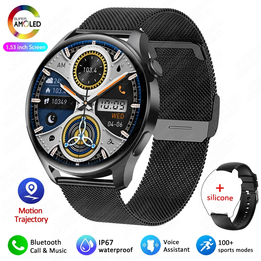 Men's Smartwatch - Heart Rate Monitor, Fitness Tracker & Bluetooth Calling