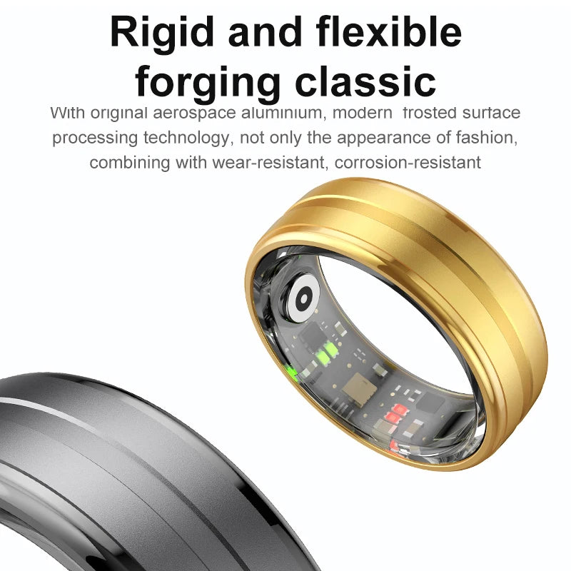 Sports Fitness Ring - Heart Rate, Blood Oxygen & Sleep Tracker