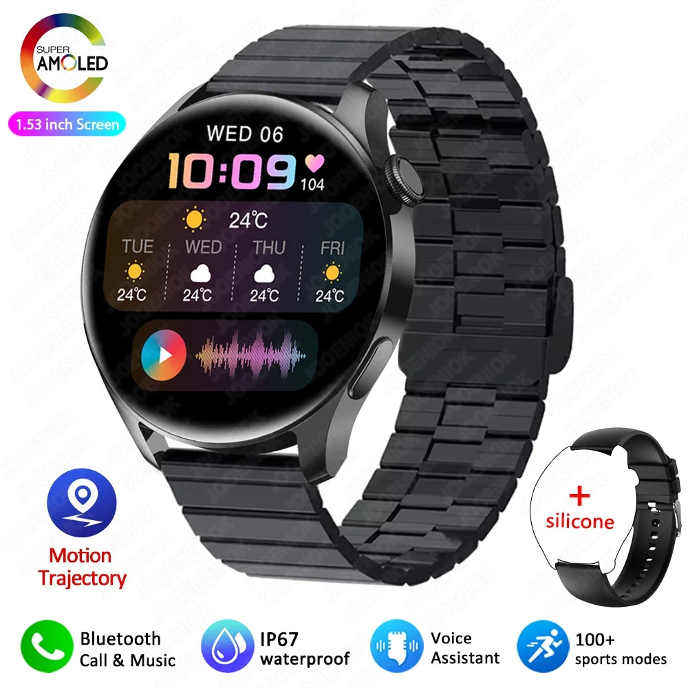 Men's Smartwatch - Heart Rate Monitor, Fitness Tracker & Bluetooth Calling