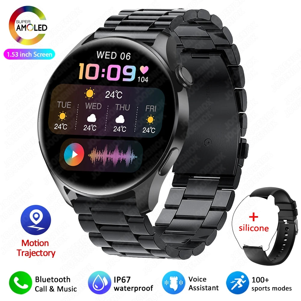 Men's Smartwatch - Heart Rate Monitor, Fitness Tracker & Bluetooth Calling