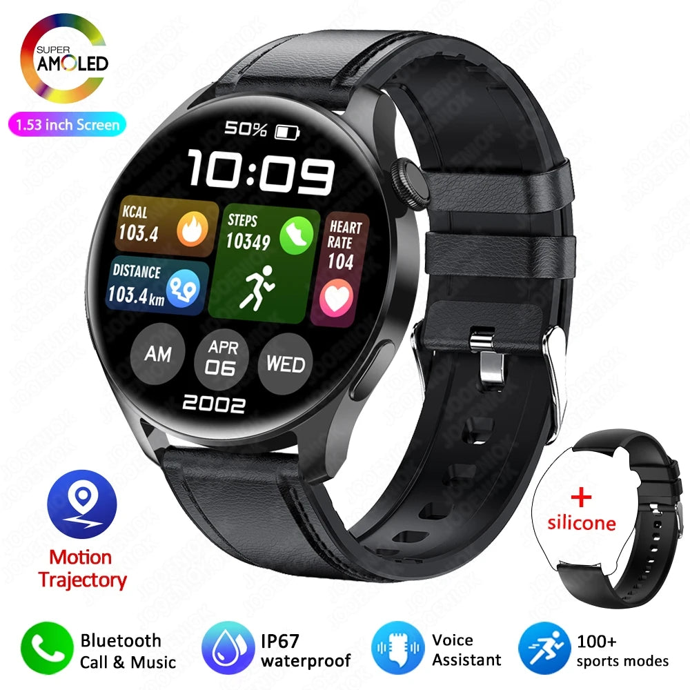 Men's Smartwatch - Heart Rate Monitor, Fitness Tracker & Bluetooth Calling